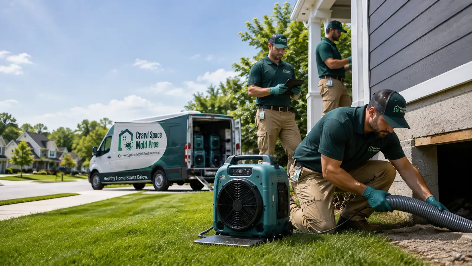 Crawl Space Mold Removal in Mooseheart, IL